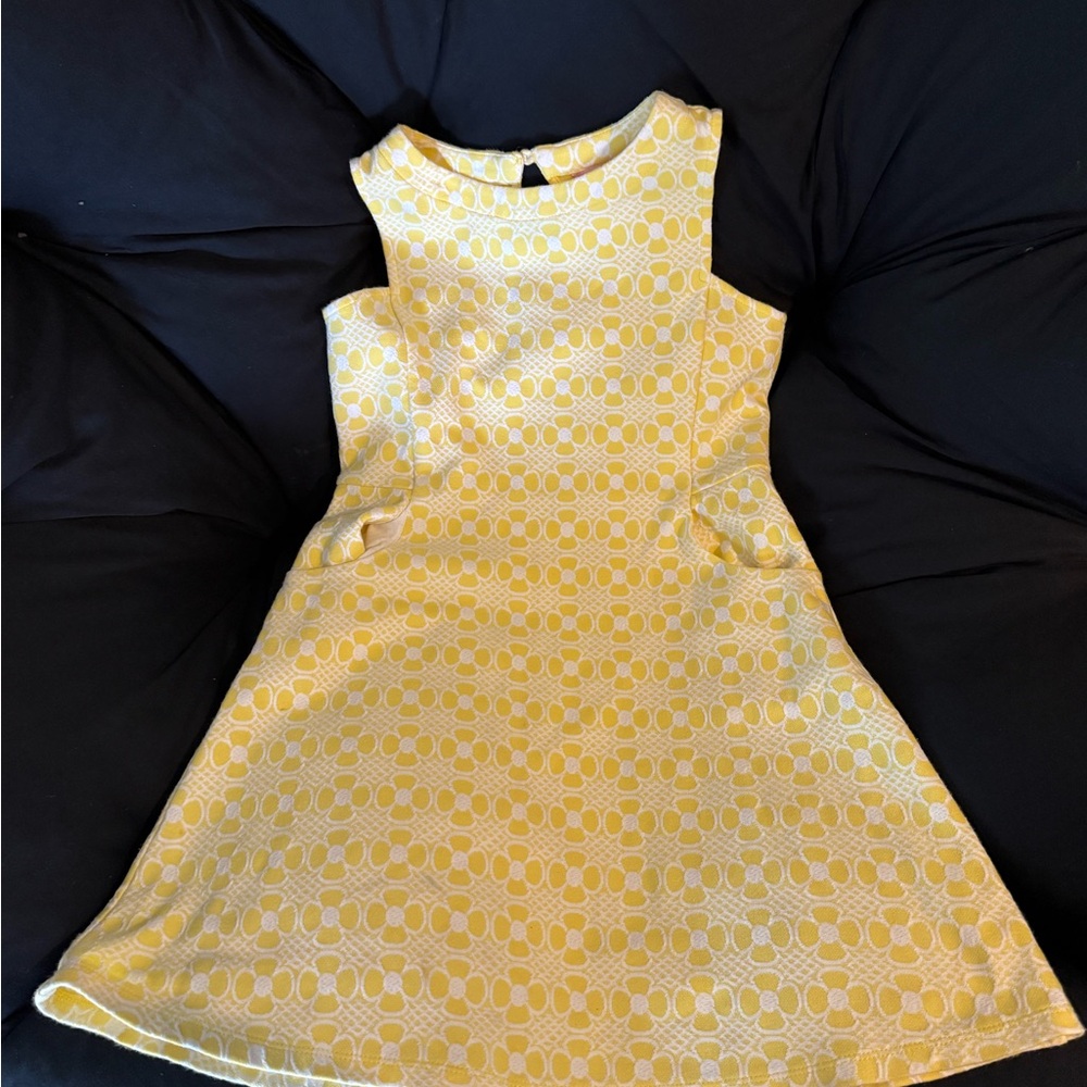 Lilly Pulitzer Yellow Sleeveless Halter A-Line Dress